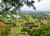 Vat Phou - uitzicht over de tempel - Laos